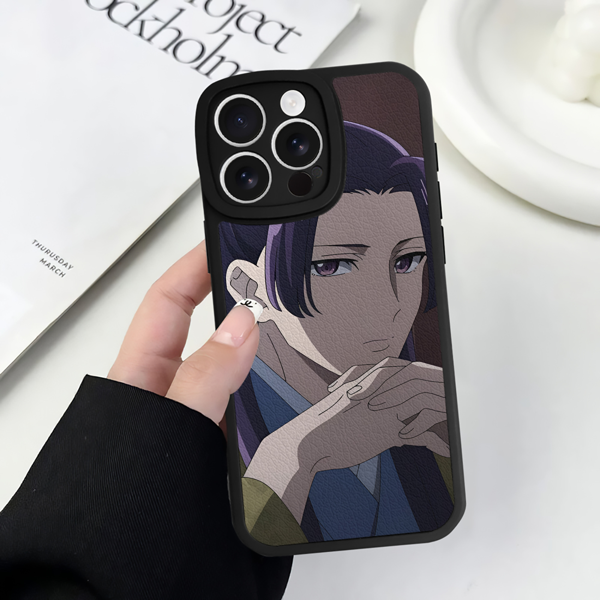 薬屋のひとりごと The Apothecary Diaries 【iPhone 16シリーズ対応】シリコンスマホケース（レザー調） 材質：シリコン